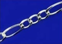 Silberketten mit Karabiner