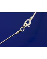 Omegareifen mit Karabiner (ø 1 mm) / 925 Silber