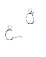 Ketteneinhänger mit raffiniertem Knickverschluss / 925 Silber