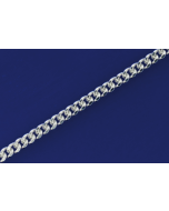 Panzerketten mit Karabiner (ø 0.7 mm) / 925 Silber