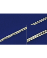 Fuchsschwanzketten mit Karabiner (ø 1.50 mm) / 925 Silber