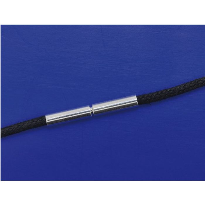  Baumwollschnur mit Bajonettverschluss / 925 Silber