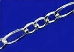 Panzerketten mit Karabiner (ø 3.0 mm) / 925 Silber