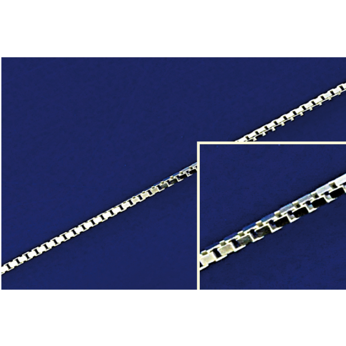Veneziaketten Karabiner (ø0.9mm) / 925 Silber