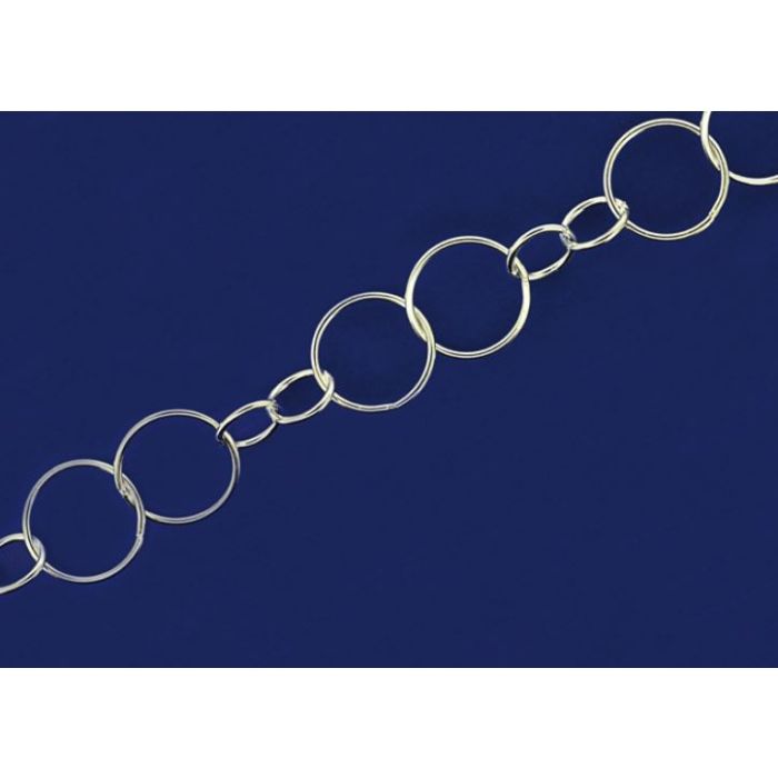 Fantasieketten mit Karabiner (ø 6.6x6.6mm / 10x10mm) / 925 Silber